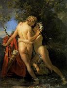 Francois Joseph Navez The Nymph Salmacis and Hermaphroditus oil painting artist